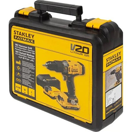 STANLEY SCD718D2K AKÜLÜ DARBELİ VİDALAMA 18 V