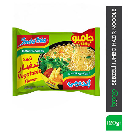 İndomi̇e Hazır Noodle Sebzeli̇ 120 Gr Paket (40 Adet)
