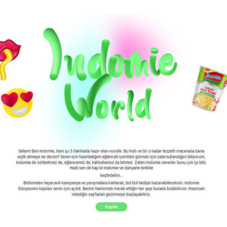 İndomi̇e Hazır Noodle Sebzeli̇ 120 Gr Paket (40 Adet)