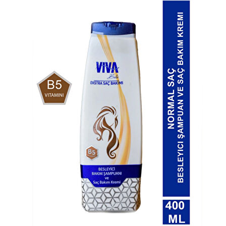 Vıva Bella Saç Bakım şampuan Ve Bakım Kremi̇ 400 Ml Paket (3 Adet)