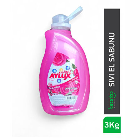 Aylux Sıvı El Sabunu çi̇çek Kokulu 3 Lt Paket (2 Adet)