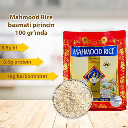 Mahmood Ri̇ce Pi̇ri̇nç 900 Gr Paket (3 Adet)