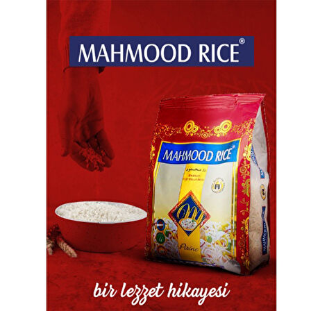 Mahmood Rıce Basmatı Pi̇ri̇nç 4kg Paket (4 Adet)