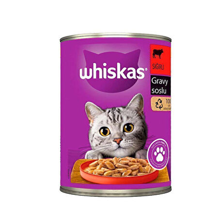 Wi̇skas Sığırlı 400 Gr Paket (3 Adet)