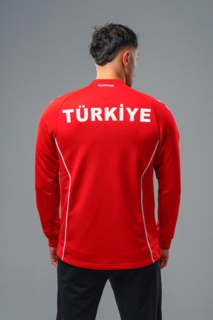 Hummel Target Milli Takım Kamp Eşofman Üstü Kırmızı