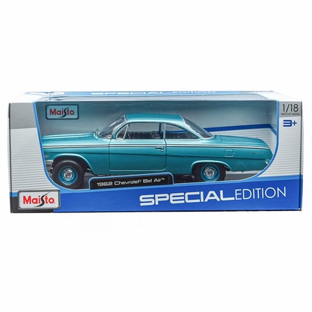 Maisto 1:18 1962 Model Chevrolet Bel Air Model Araba - Yeşil