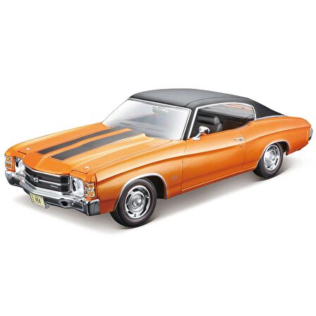 Maisto 1:18 1971 Chevrolet Chevelle SS 454 Sport Model Araba - Turuncu