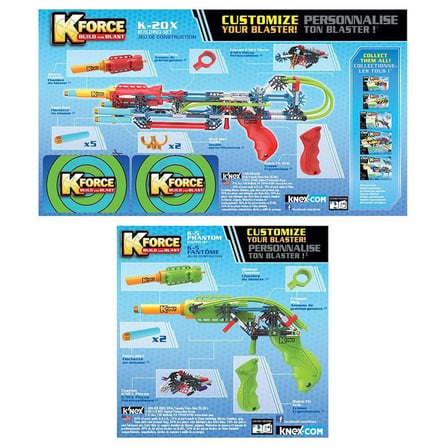Knex K-5 Phantom ve Knex K-Force K-20X Yapı Seti Knex 47524