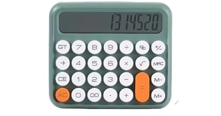Onezero ZR741 JN-800 Junno Yeşil Hesap Makinesi