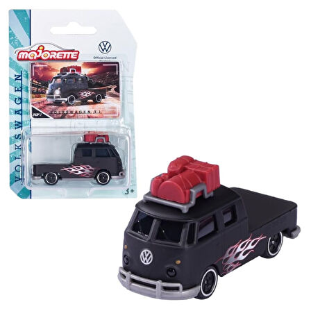 Majorette Volkswagen The Originals Premium Tekli Araba T1-Siyah 212055004