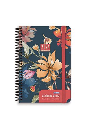 Akademik Ajanda 2024 Flexi Kapak Haftalık Spiralli 17x24 460-SHK-4