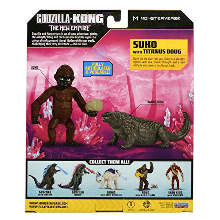 Godzilla ve Kong Aksiyon Figür 15 cm Suko 35200