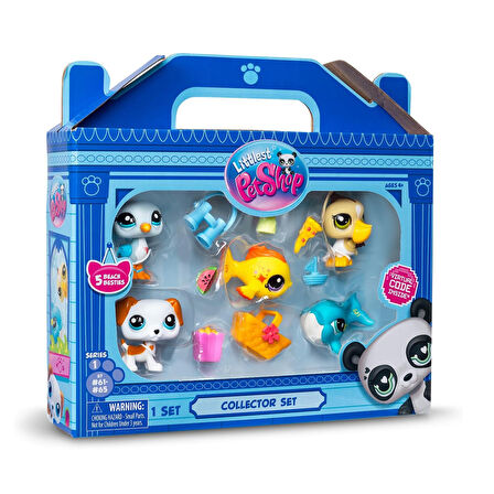 Littlest Pet Shop Minişler 5'li Figür Seti S1 Minişler Tatilde S01005103