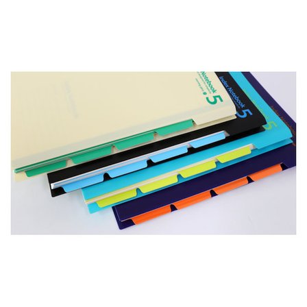 Morning Glory 8000 Index Çizgili Defter 26,2x19,1 cm Siyah 11210-88730