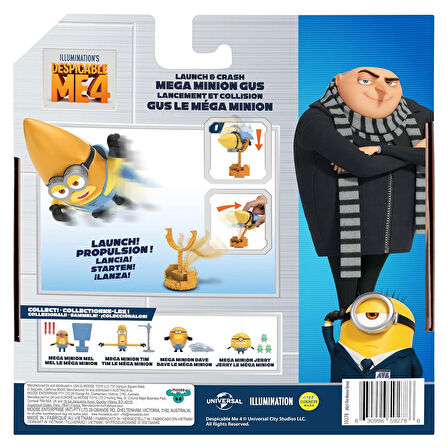 Despicable Me 4 Aksiyon Figür 10cm Launch & Crash 59277
