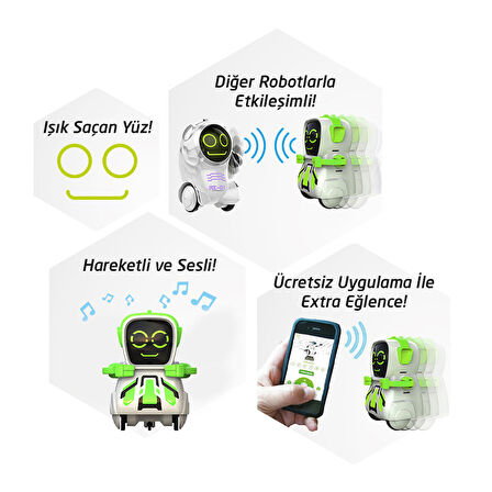 Silverlit Pokibot Robot Yeşil 88043