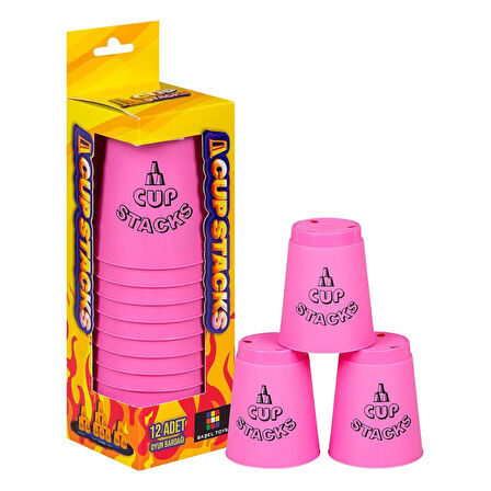 Başel Cup Stacks Pembe 10020