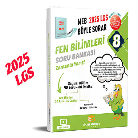 8. Sınıf LGS MEB Böyle Sorar Soru Bankası Seti Sinan Kuzucu Yayınları