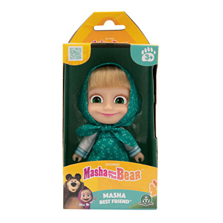 Masha ile Koca Ayı 12 cm Bebek S3 Yeşil MHA37000