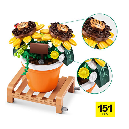 Max Saksı Bitkileri Ayçiçeği CDU15-83183GQ1