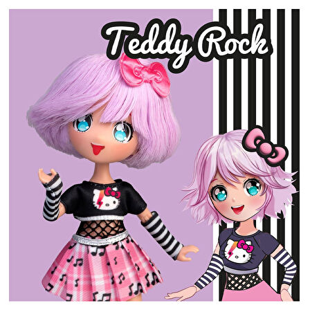 Hello Kitty Manga 19,5 cm Bebek Teddy Rock HKTF0000