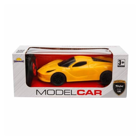 Rising Toys 1:24 Uzaktan Kumandalı Araba 17 cm XJD575-33 Sarı S01003925