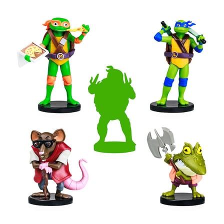 TMNT Figürlü Kalem Başlığı 5'li Paket Model 1 NT2040
