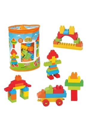 De de Eğitici Zeka Oyuncağı Multi Blocks 120 Parça