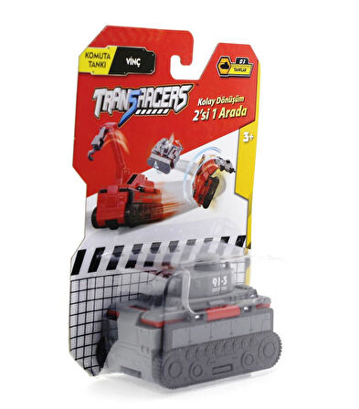 Transracers Dönüşen Araçlar Tanklar Komuta Tankı / Vinç