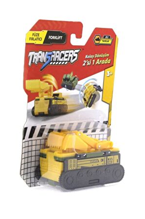 Transracers Dönüşen Araçlar Tanklar Füze Fırlatıcı / Forklift