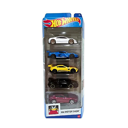 Hot Wheels Beşli Araba Seti Hw Motor Show HTV49