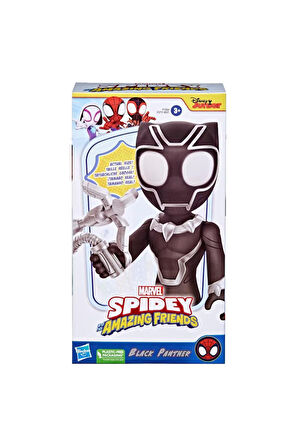 Spidey and His Amazing Friends Dev Figür Black Panther F7260 Spıdey Black Panther Figür