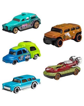 Hot Wheels Beşli Araba Seti HW Getaways JBJ77