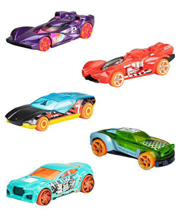 Hot Wheels Beşli Araba Seti Stunt Tracks JBJ81