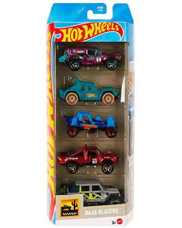 Hot Wheels Beşli Araba Seti Baja Blazers JBJ82
