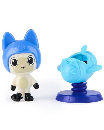 Gabbys Dollhouse Pandy Paws and Rocket Ship Figür ve Aksesuar Seti 20149929