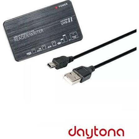 Daytona All In One USB 2.0 Reader & Writer – Sd - Microsd – Cf - Ms/ms Pro / Ms Duo Kart Okuyucu