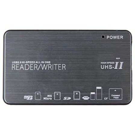 Daytona All In One USB 2.0 Reader & Writer – Sd - Microsd – Cf - Ms/ms Pro / Ms Duo Kart Okuyucu