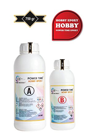 750 gram Hobby Epoxy/ Şeffaf Epoksi Reçine Ince Döküm