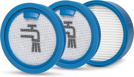 Electrolux ESKW5 Performans Filtre Seti | 3 Parça Yedek Filtre | Yıkanabilir ve Uzun Ömürlü Kullanım |%99.9 Filtrasyon Verimliliği | Kablosuz Süpürgeler İçin Uyumlu Filtre Kiti