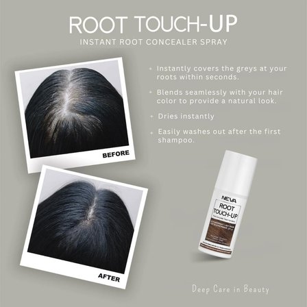 Root Touch-Up Saç Dipleri İçn Kapatıcı Sprey KOYU KAHVERENGİ