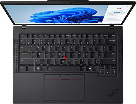 Lenovo Thinkpad T14 Gen5 Ultra 7 155U 16GB Ddr5 512GB SSD 14" Wuxga 400NİTS IPS WINDOWS11PRO Taşınabilir Bilgisayar W21ML008MTX27+ZETTAÇANTA
