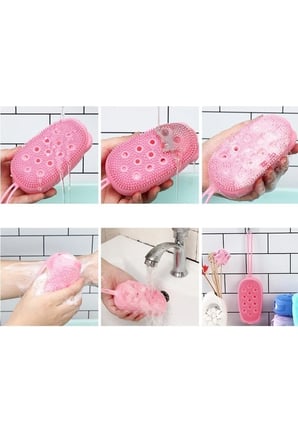 Kaliteli Tasarım Silikon Süngerli Banyo Kesesi
