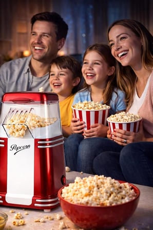 Pm-1300-s Mısır Patlatma Makinesi Yağsız Ve Sağlıklı Popcorn