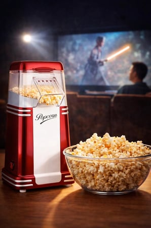 Pm-1300-s Mısır Patlatma Makinesi Yağsız Ve Sağlıklı Popcorn