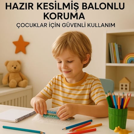- Hazır Kesilmiş Patpat Balonlu Naylon – 30 cm x 30 cm – [Tabak, Tencere, Elektronik ve Hediye Koruma] (30cm X 30cm, birim, 200)