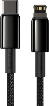 Tungsten Gold Hızlı Şarj Kablosu Type-C to iP PD 20W, 1m, Siyah