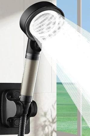 Mayaglory Turbo Filtreli Duş Başlığı, Yüksek Basınçlı Filtreli El Duşu, 5 Fonksiyonlu Filtreli Duş Başlığı, Filtreli El Duşu (Chrome)