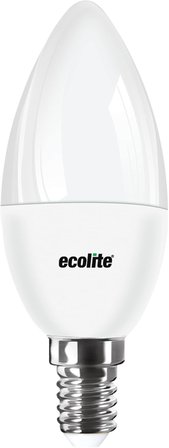 Ecolite 8 W LED Mum Ampul – E14 Duy, 810 Lümen, 3000K Sarı Işık, 60W Eşdeğer, 3’lü Paket, Opal Dekoratif Ampul, Dimmer Uyumlu Değil,%86 Enerji Tasarrufu, 99x37 mm (Sarı)