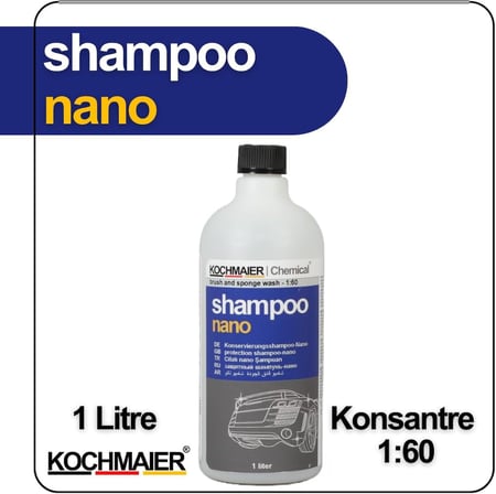 Nano Cilalı Oto Şampuanı – 1:60 Konsantre pH Nötr – Seramik Kaplama ve PPF Uyumlu, Nano Teknoloji Lotus Etkisi, Kostiksiz Profesyonel Araç Yıkama Şampuanı (1 Litre)